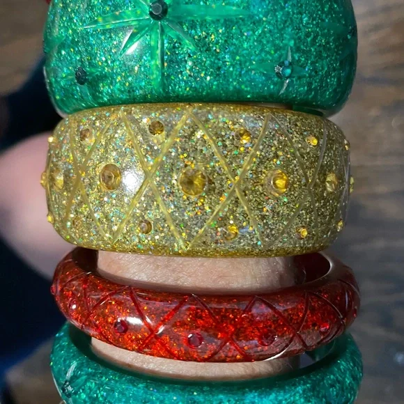 Splendette Resin Bangles - Picture 2 of 6